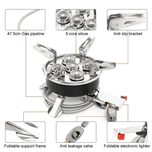 Camping Gas Stove Cookware Portable Furnace burner