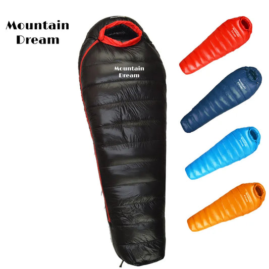 Adult Sleeping Bag with White Goose Down All Seasons
